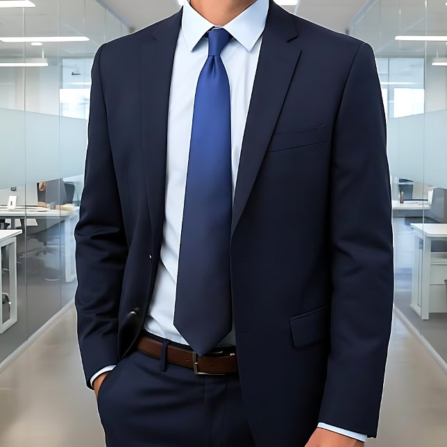 Royal Blue Black Double Sided Ombre Tie (Creator Uploaded)