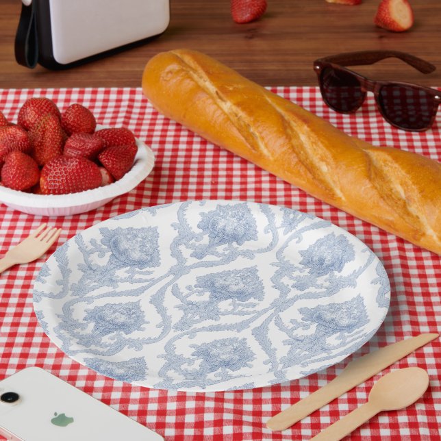 Royal Blue Classic Plates  (Picnic)