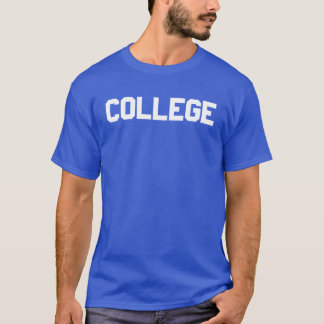 Royal Blue College T-Shirt