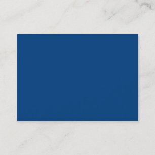 Royal Blue Colour Only Custom Design Products Business Card
