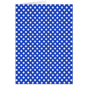 Royal Blue Combination Polka Dots by STaylor