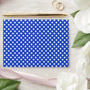 Royal Blue Combination Polka Dots by STaylor Envelopes