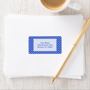 Royal Blue Combination Polka Dots by STaylor Label