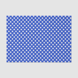 Royal Blue Combination Polka Dots by STaylor Tissue Paper
