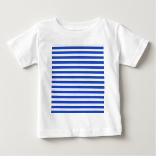 Royal Blue Combination Stripes by Shirley Taylor Baby T-Shirt