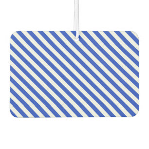 Royal Blue Combination Stripes by Shirley Taylor Car Air Freshener