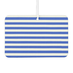 Royal Blue Combination Stripes by Shirley Taylor Car Air Freshener