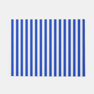 Royal Blue Combination Stripes by Shirley Taylor Doormat