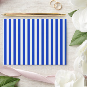 Royal Blue Combination Stripes by Shirley Taylor Envelope