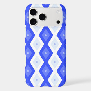 Royal blue diamond pattern