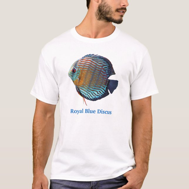 Royal Blue Discus T-Shirt (Front)