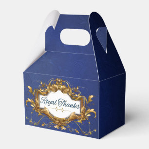 Royal Blue Fancy  African Prince  Royal Thanks Favour Box