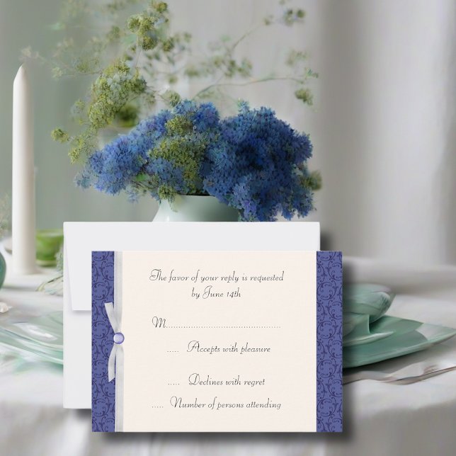 Royal Blue Florentine RSVP (Creator Uploaded)