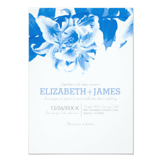 Blue Wedding Invitations Australia 5