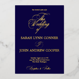 Royal Blue formal Wedding