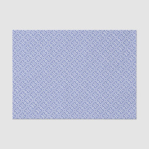 Royal Blue Greek Key Pattern Tissue Paper