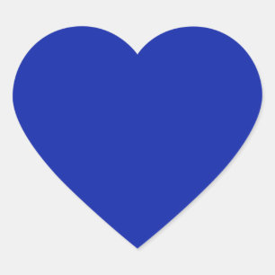 Royal Blue   Heart Sticker