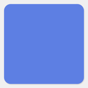 Royal Blue hex code 4169E1 Square Sticker