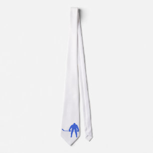 Royal Blue Hockey Tie