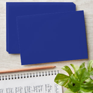 Royal Blue Holiday Elegance Envelope