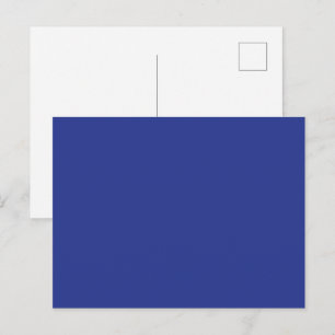 Royal Blue Holiday Elegance Postcard