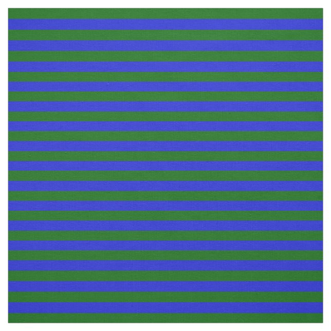 royal blue, island green stipe, stripes fabric (Swatch)