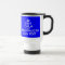 Royal blue Keep Calm Mug | Customise text template