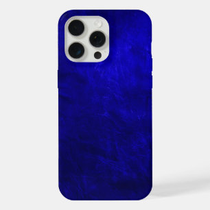 Royal Blue Leather iPhone 15 Pro Max Case