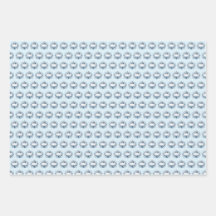 Royal Blue Little Prince Crown Baby Shower Wrappin