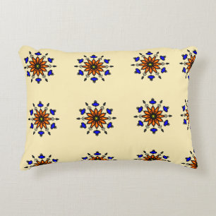Royal Blue Mandala Decorative Cushion