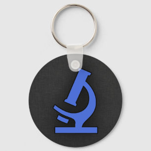 Royal Blue Microscope Key Ring