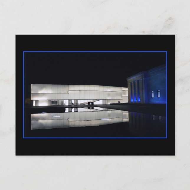 Royal Blue Nelson-Atkins Museum of Art Postcard (Front)
