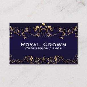 Royal blue Oceania, 3.54" x 2.165" Business Card