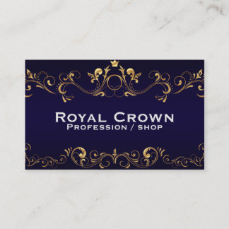 Royal blue Oceania, 3.54" x 2.165" Business Card