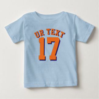 Royal Blue & Orange Baby | Sports Jersey T-Shirt