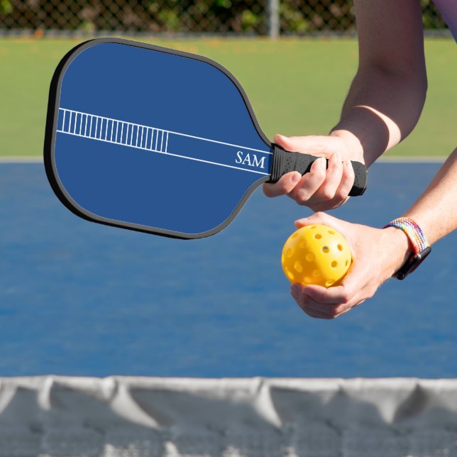 Royal Blue Personalised Pickleball Paddle (Insitu)