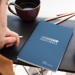 Royal Blue Pickleball Personal Weekly Planner<br><div class="desc">Clean,  simple personal pickleball stationery annual planner featuring a simple gradient pickleball ball graphic and minimalist typography text areas with personalizable year and name. Annual planner (12 months) with open monthly overviews and weekly planning sheets. Contact for assistance in personalising.</div>