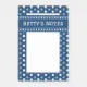 Royal Blue Polka Dot Post-it Notes | Zazzle