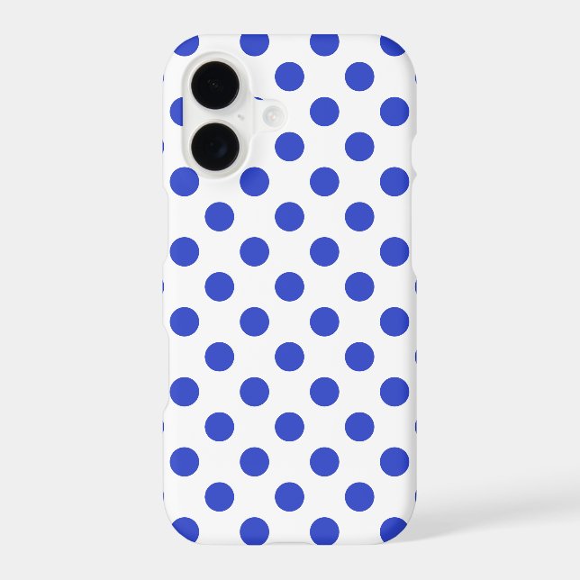 Royal blue polka dots (Back)