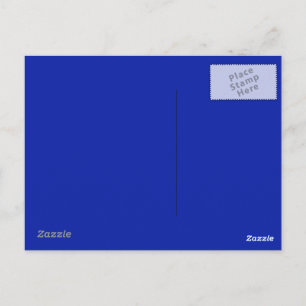 Royal Blue Postcard