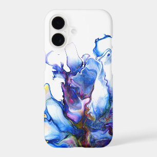 Royal Blue & Purple Vibrant Abstract Fluid Art