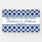 Royal Blue Quatrefoil  Wedding Welcome