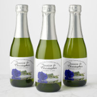 Royal Blue Rose Classy Wedding Thank You Mini