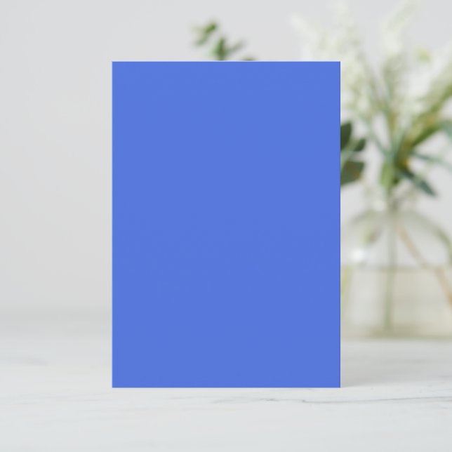 Royal Blue RSVP Card Template – Customisable (Standing Front)