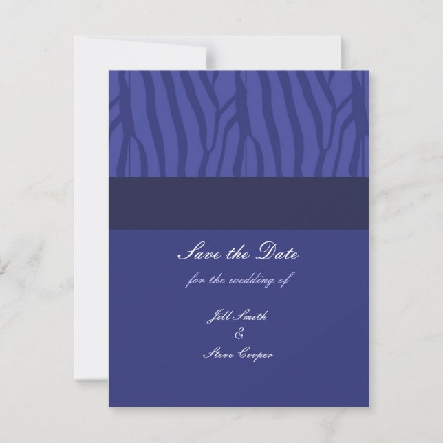 Royal Blue Save the Date (Front)