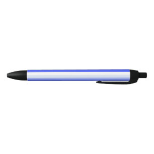 Royal blue shadow stripes black ink pen