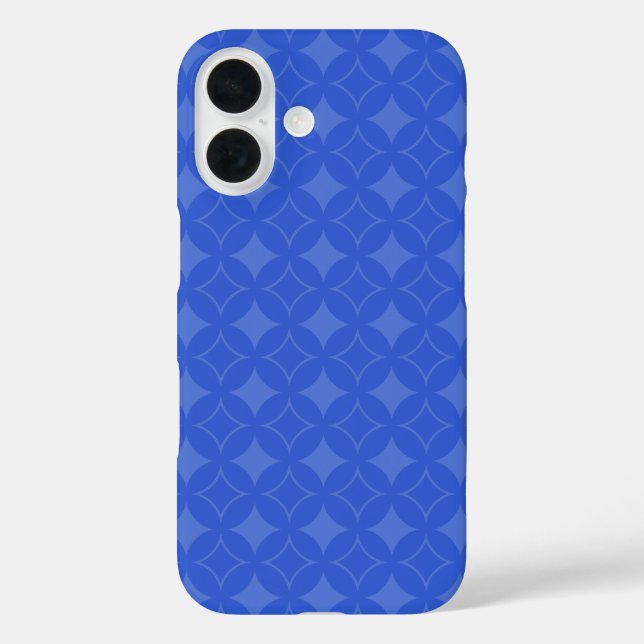 Royal blue shippo pattern  Case-Mate iPhone case (Back)