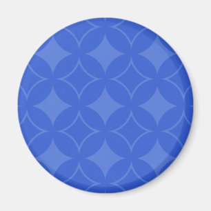 Royal blue shippo pattern magnet