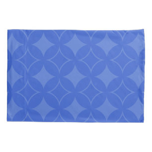 Royal blue shippo pattern pillowcase