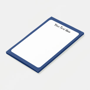 Royal Blue Solid Color Post-it Notes